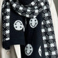 Smiley Houndstooth Scarf