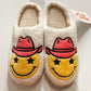 Cowboy Smiley Slippers