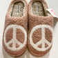 Peace Sign Slippers