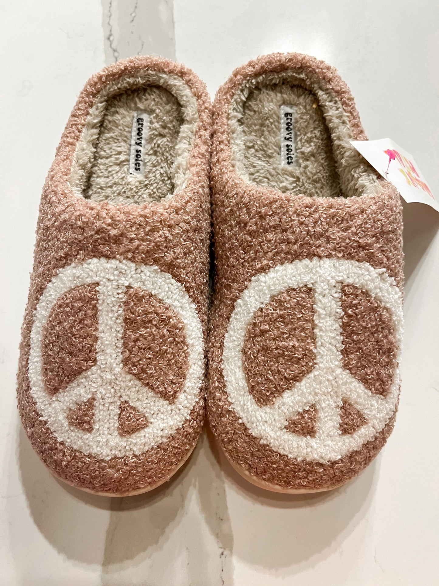 Peace Sign Slippers