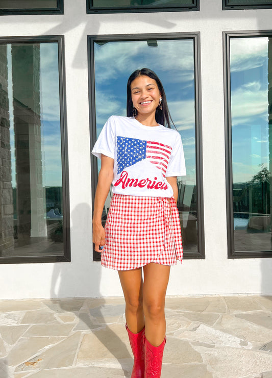 America Flag Tee