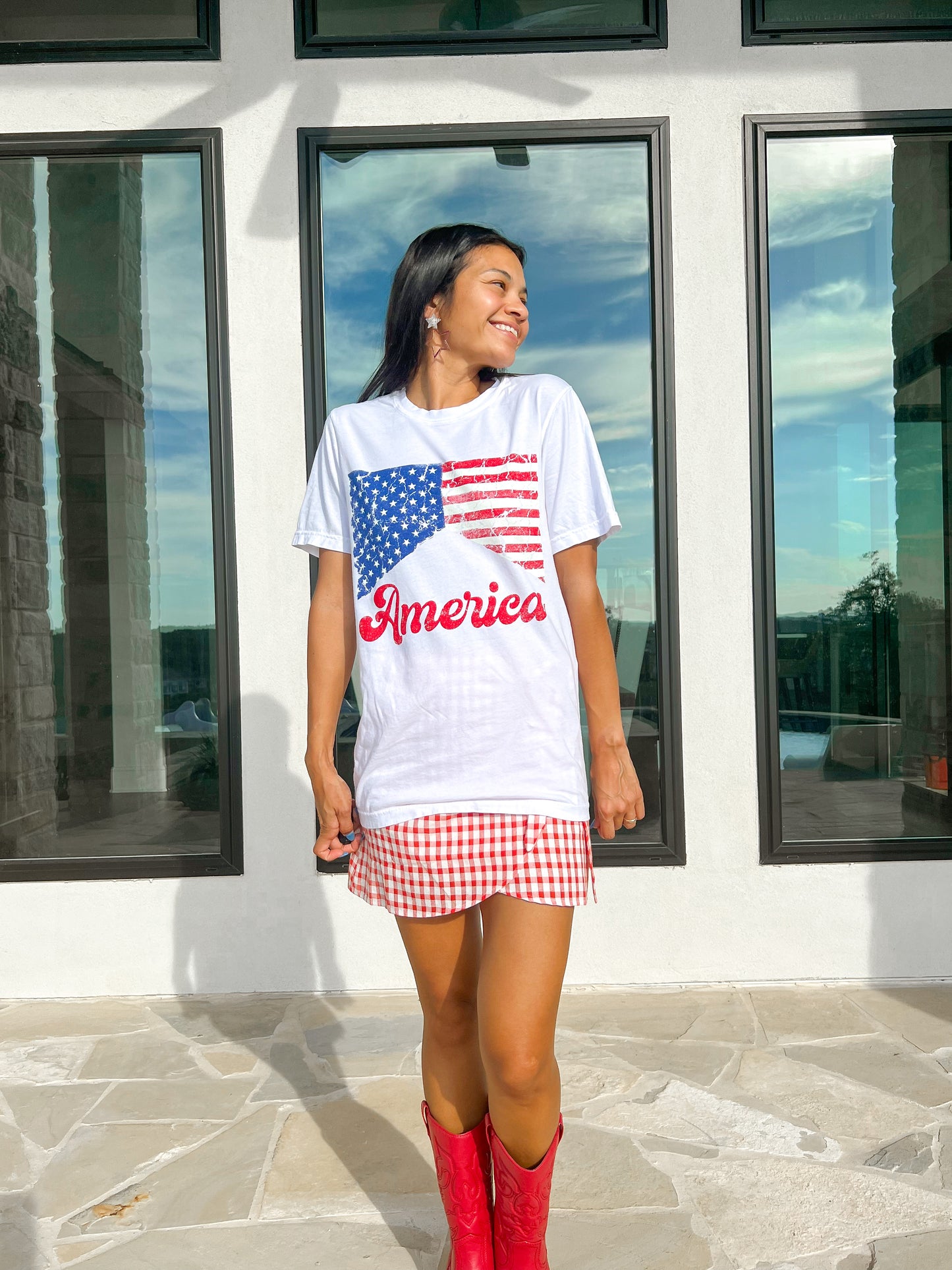 America Flag Tee