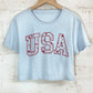 USA Cropped Tee