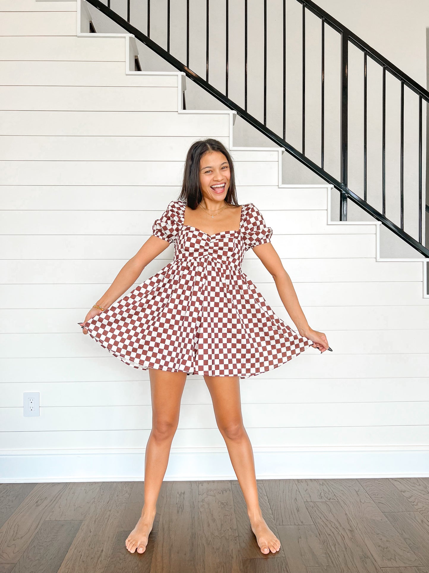 Coco Checkered Romper