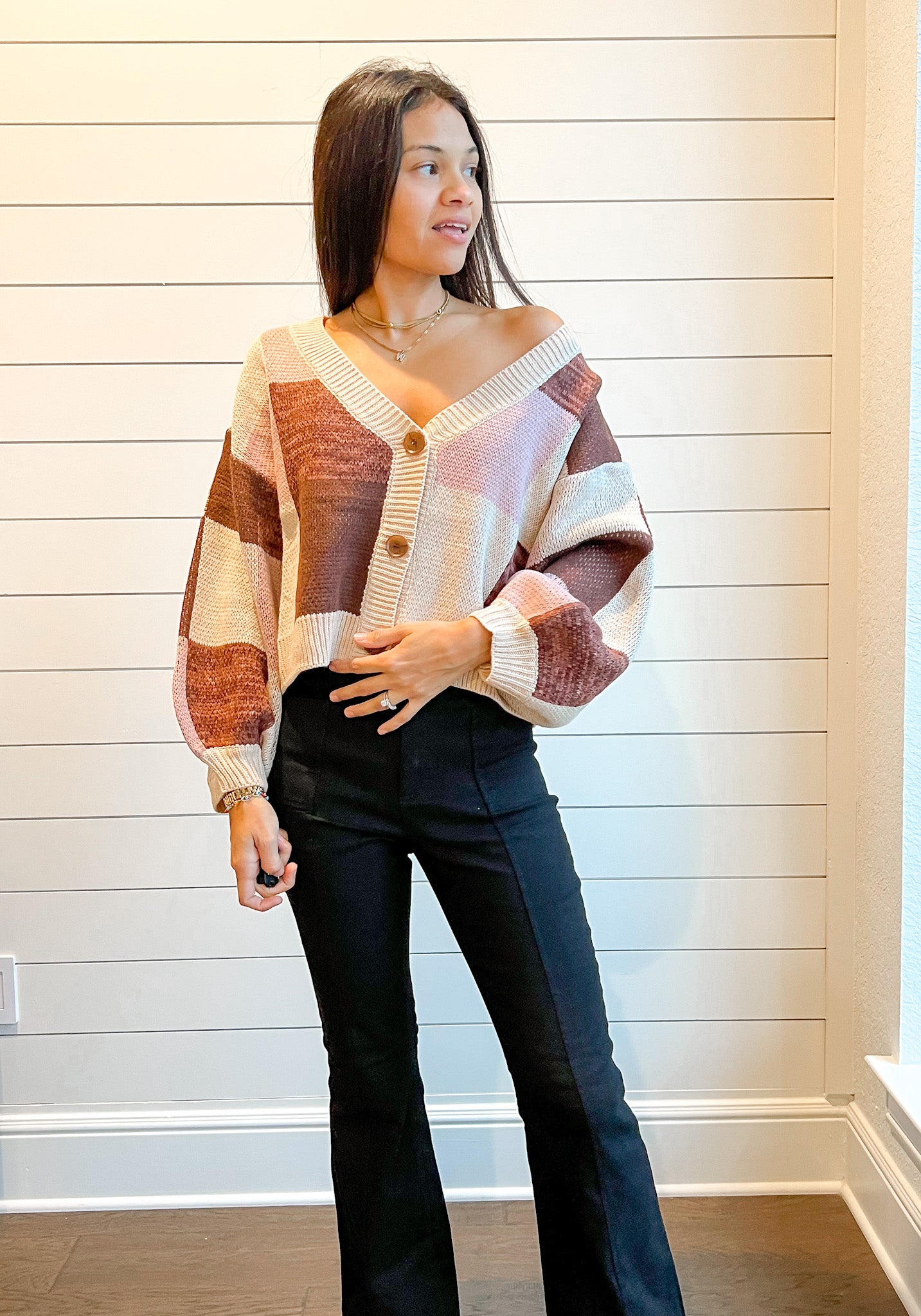 Neapolitan Oversized Cardigan