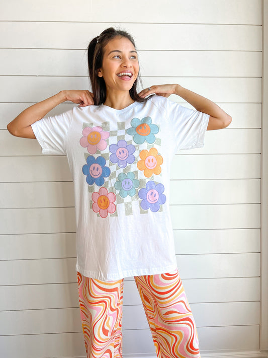 Groovy Petal Oversized Tee