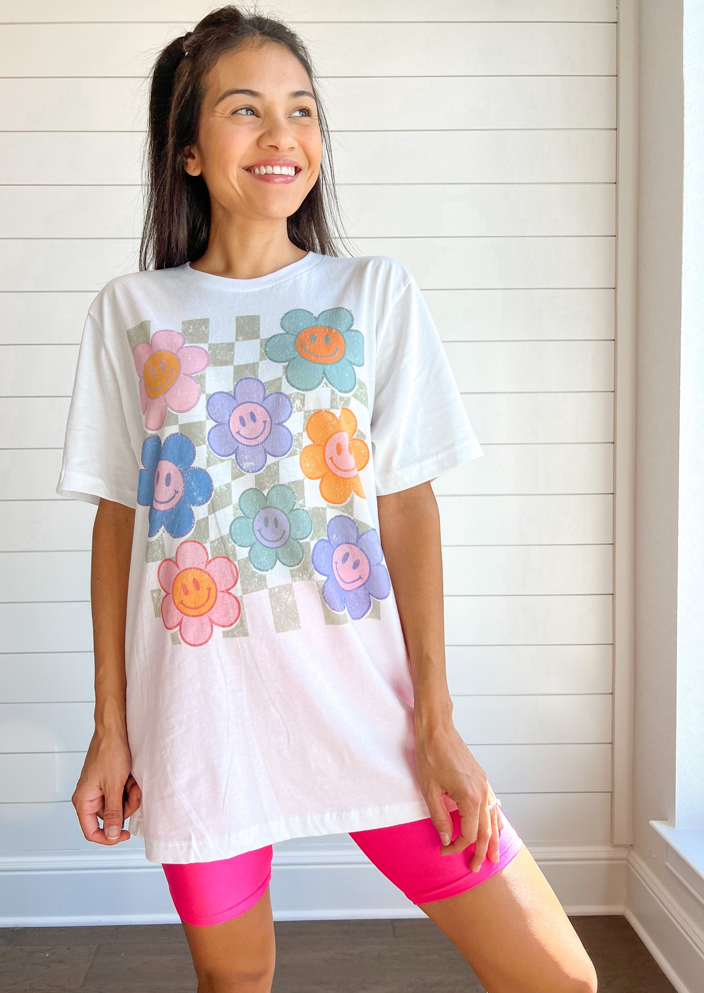 Groovy Petal Oversized Tee