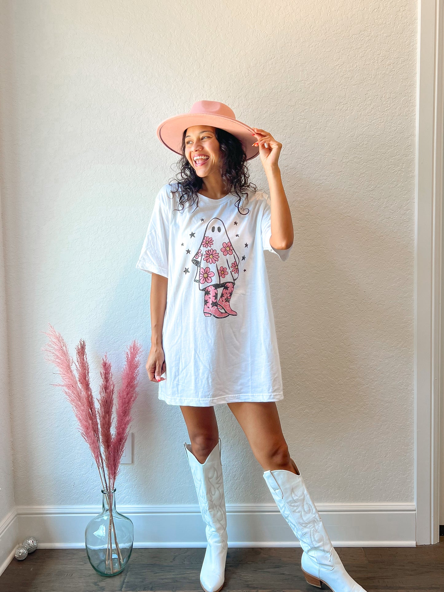 Groovy Cowgirl Ghost Tee