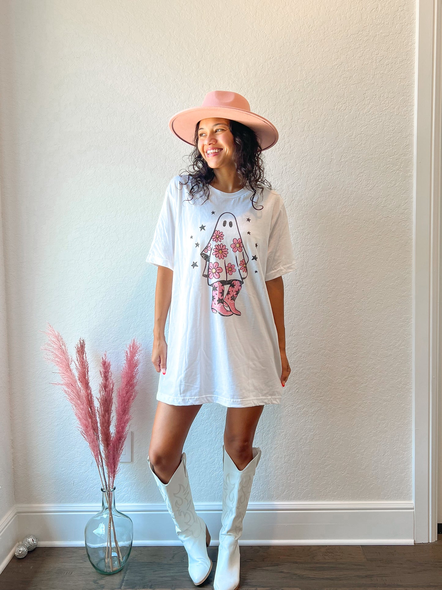 Groovy Cowgirl Ghost Tee