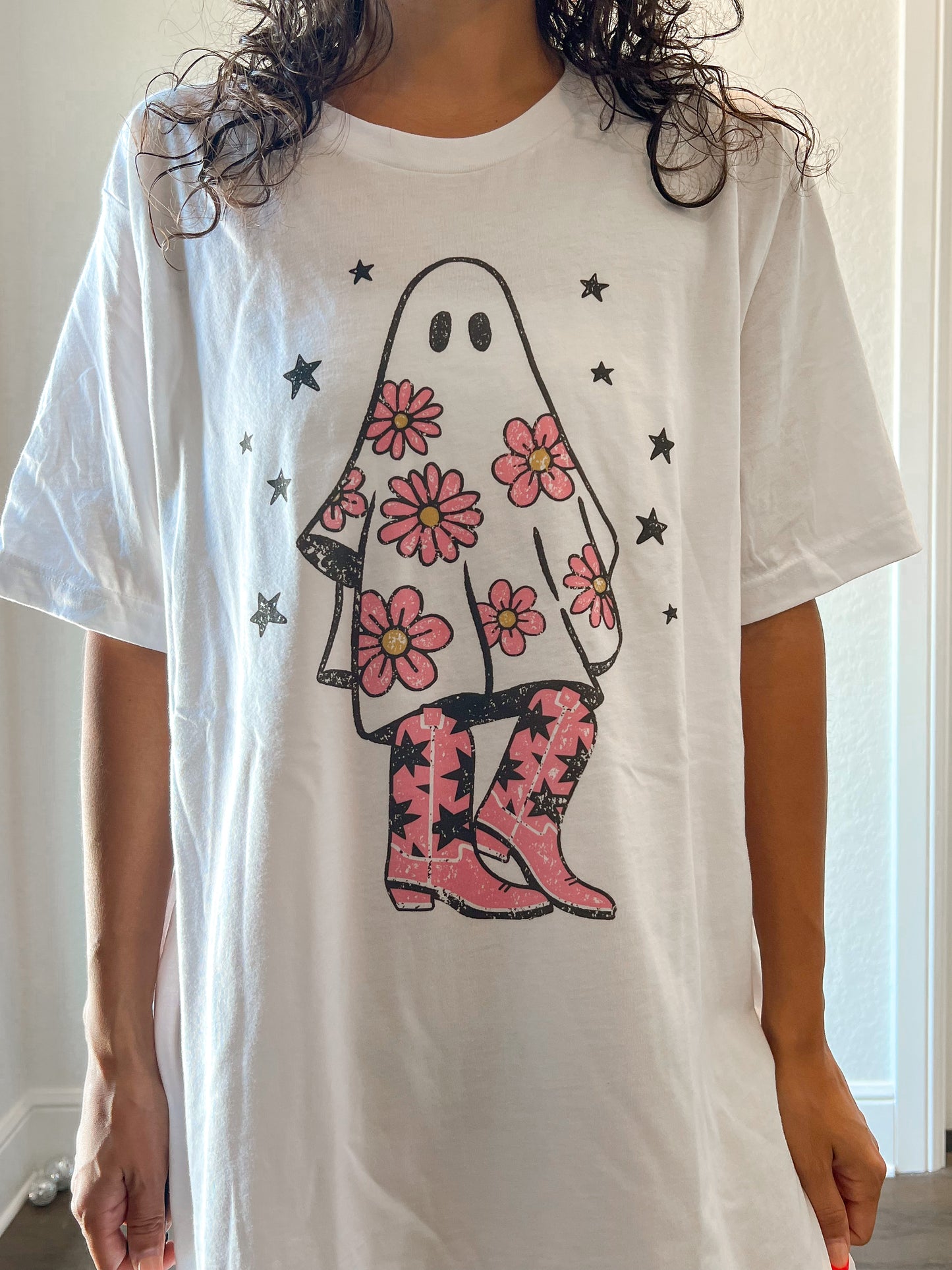 Groovy Cowgirl Ghost Tee