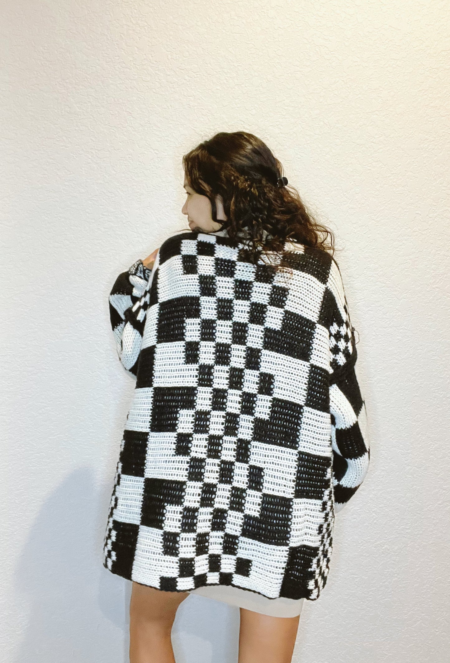 Checkered Dreams Cardigan